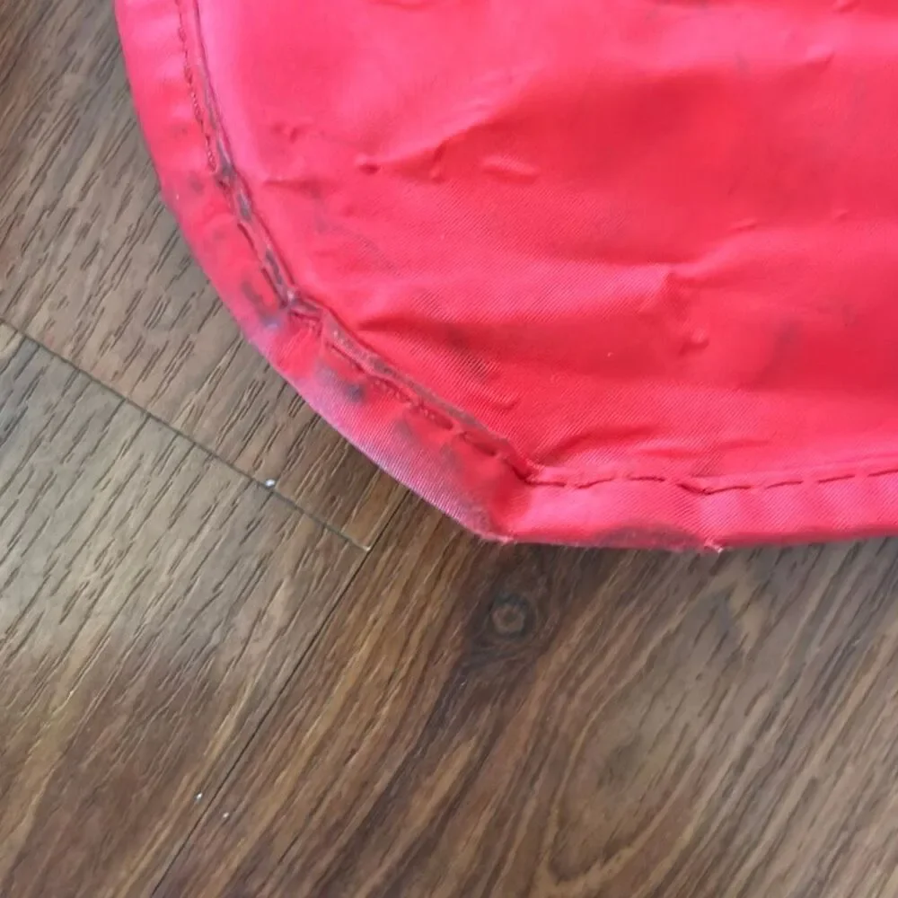 Charles Jordan large red tote bag zippered